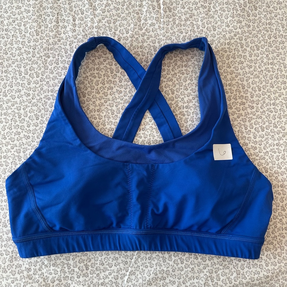 lululemon athletica Royal Blue Cross-Back Sports Bra